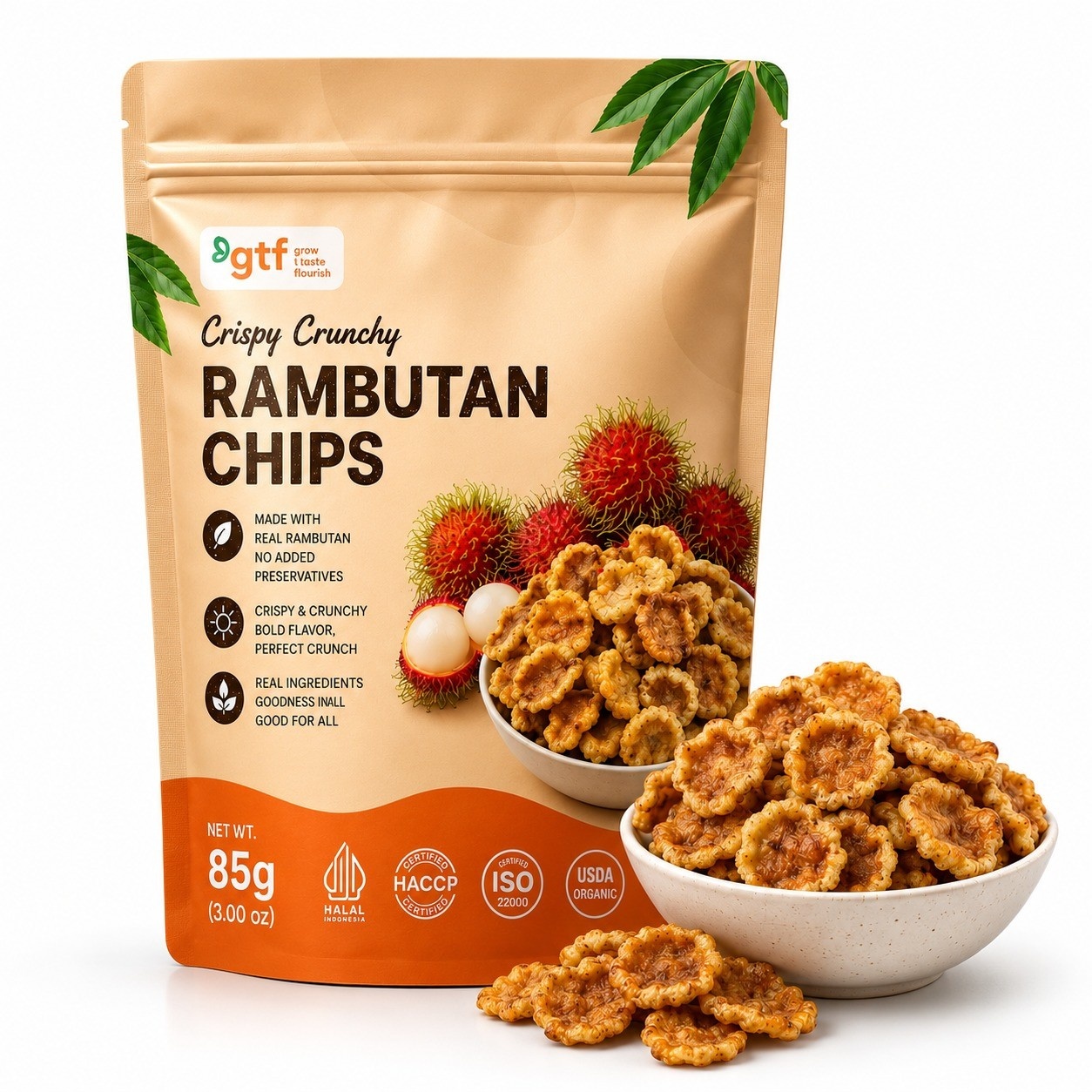 Rambutan Chips Vacuum Fry